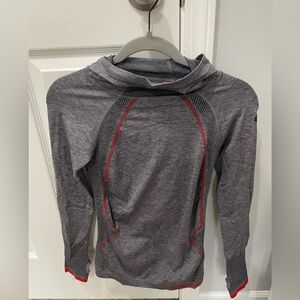 Women’s Nike Pro Gray Long Sleeve Athletic Top